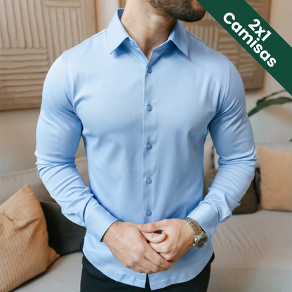 PACK 2x1 TrustFit Camisa AntiArrugas