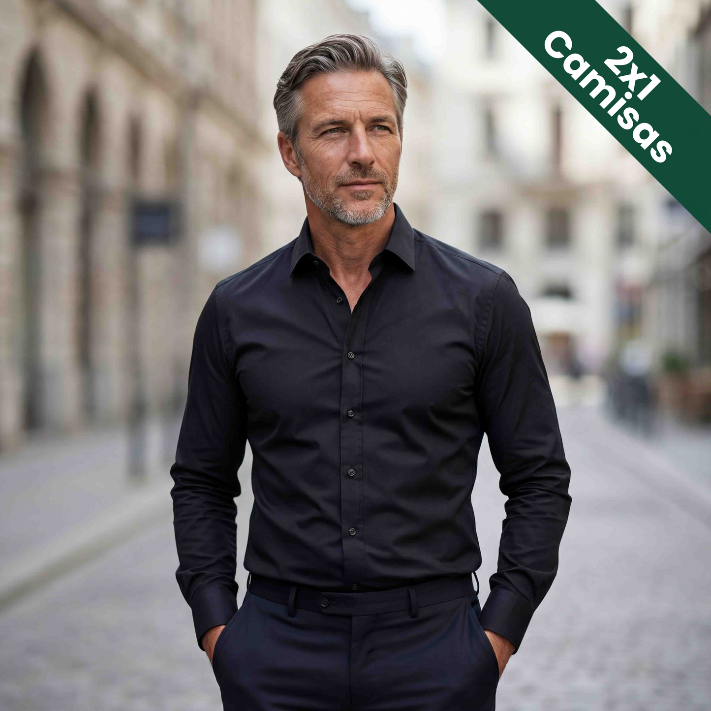 PACK 2x1 TrustFit Camisa AntiArrugas